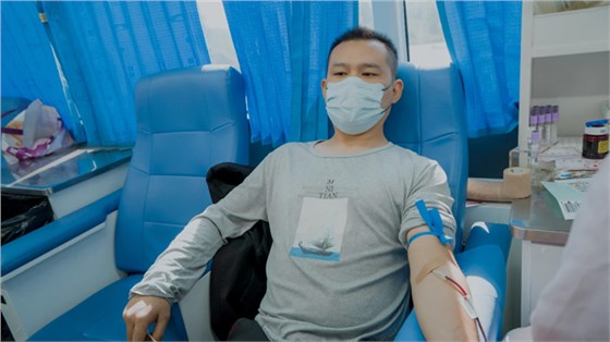 腾龙员工参与献血