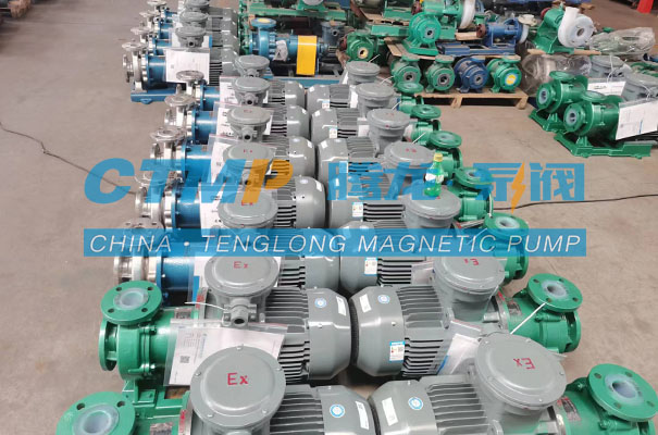 腾龙18台磁力泵发往河南省永丰化工科技有限公司